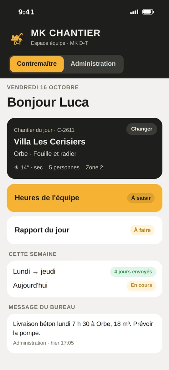 MK Chantier