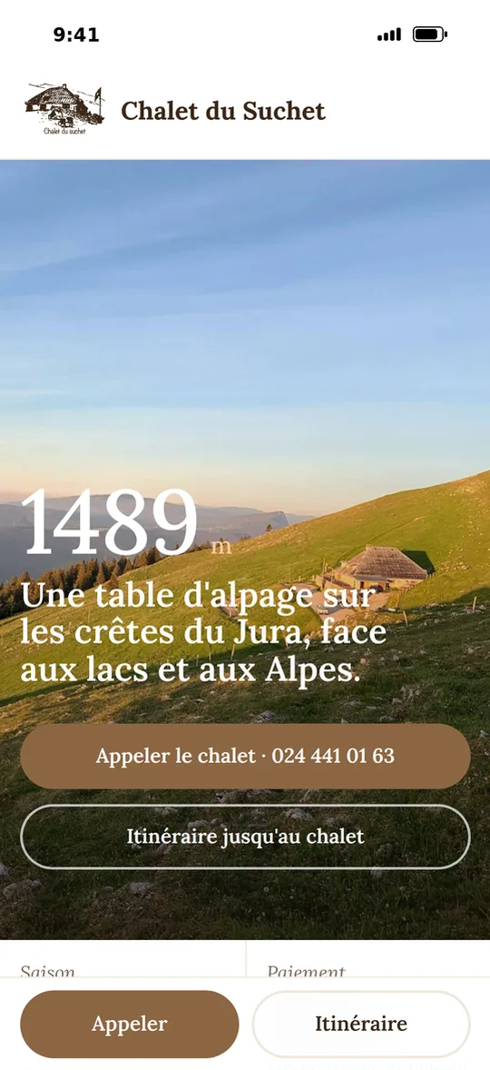 Chalet du Suchet